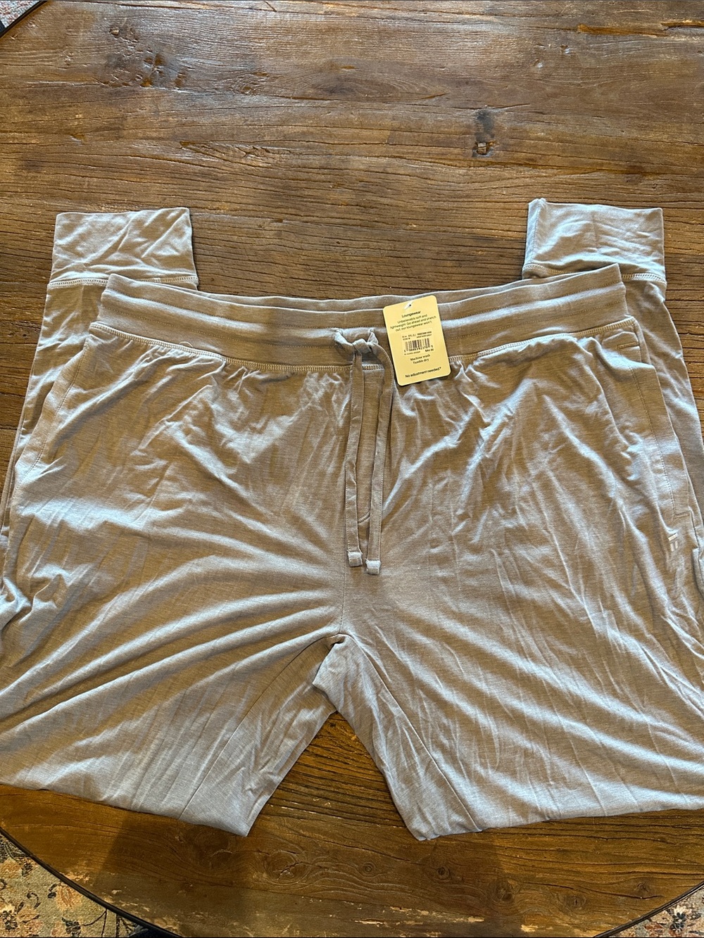 Tommy John Heather Gray lounge jogger with Drawstring Waist